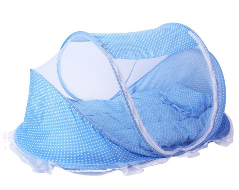 Foldable Baby Mosquito Net With Pillow