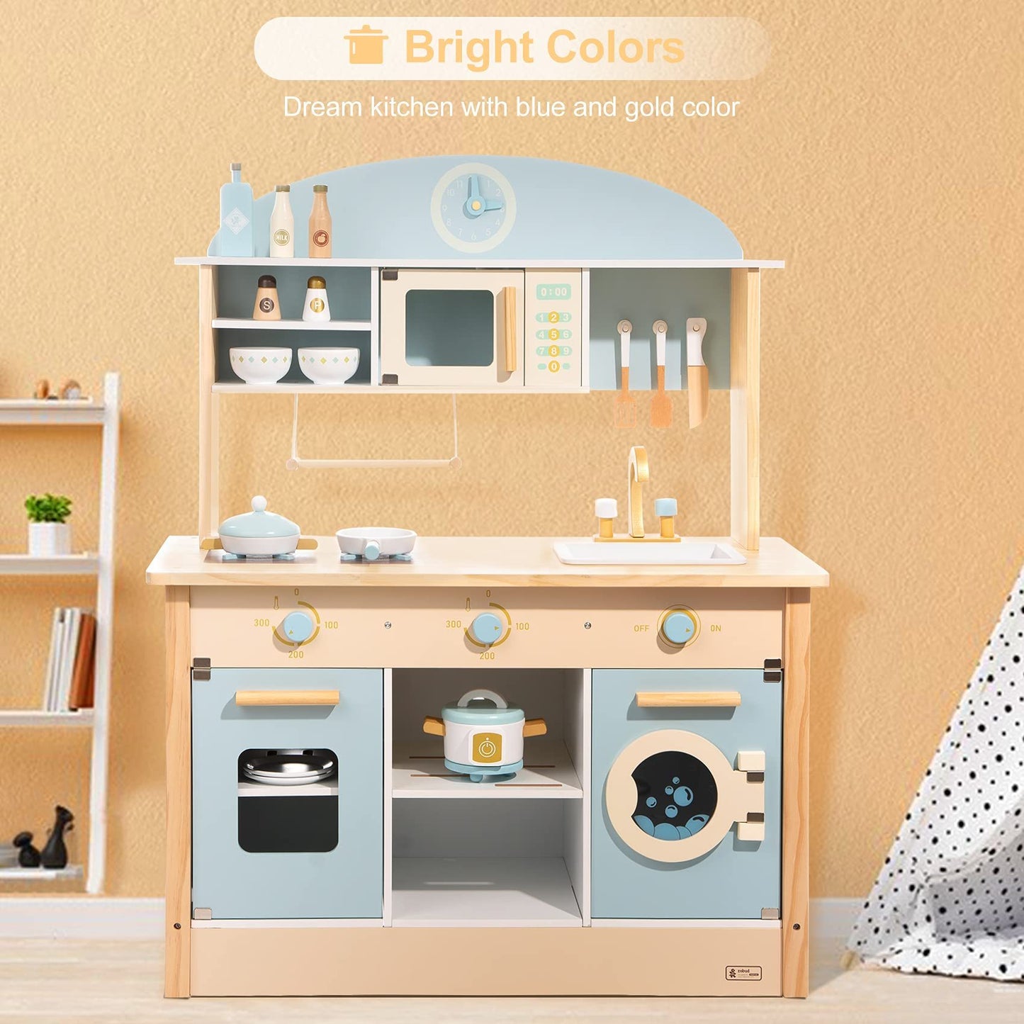 DIY Kids’ Play Kitchen Cooking Set