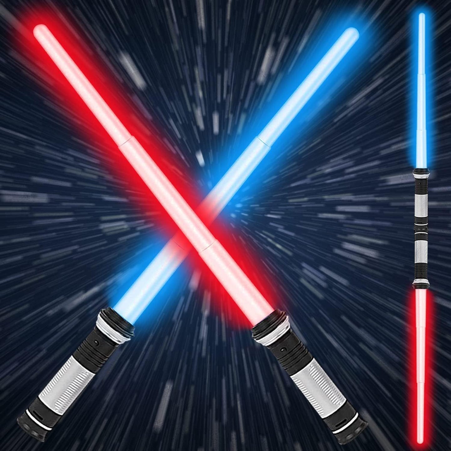 Kids' 2-Pack LED Retractable Lightsaber