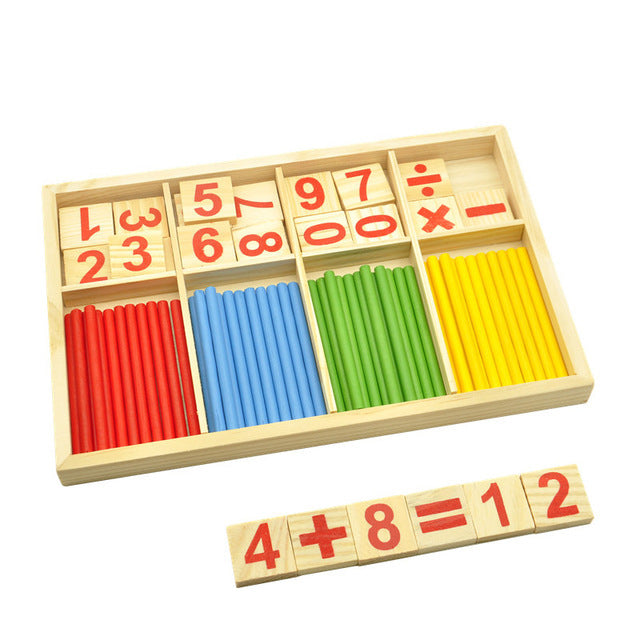 Montessori Wooden Math Toy for Early Learning