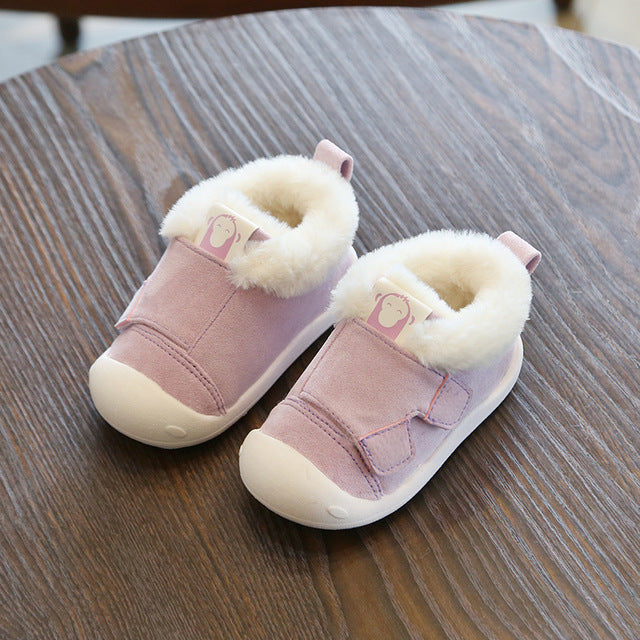 Children's Velvet Cotton Shoes