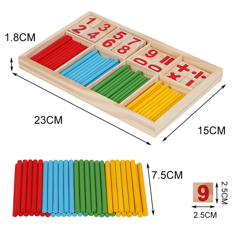 Montessori Wooden Math Toy for Early Learning