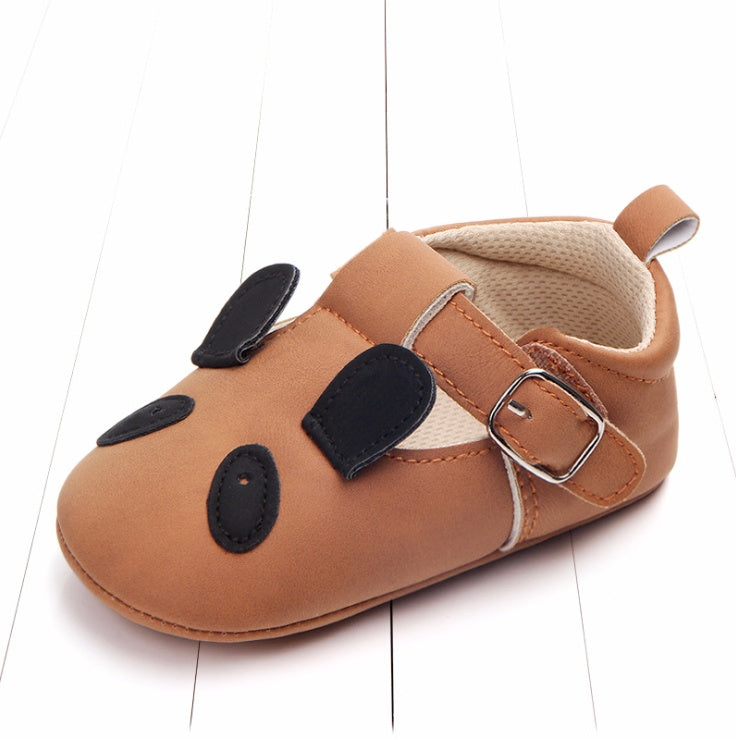 Cartoon Animal Baby Shoes with Non-Slip Soft Bottom