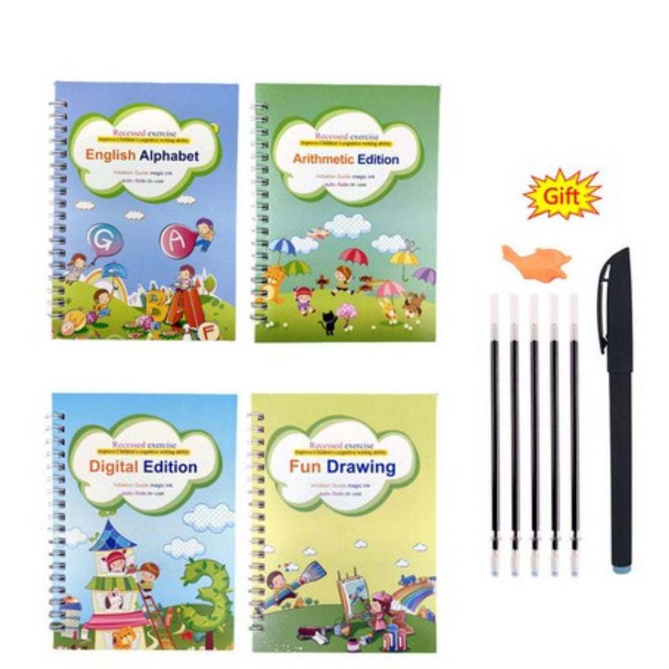 Sank Magic No-Erase English Practice Copybook for Kids