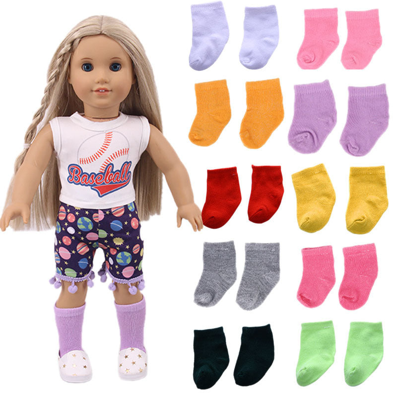 American Girl Doll Stockings (18", Solid Colors)