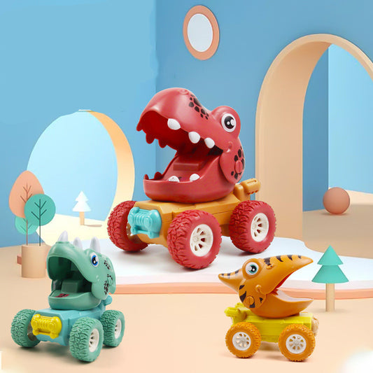 Dinosaur Push Along Toy Car