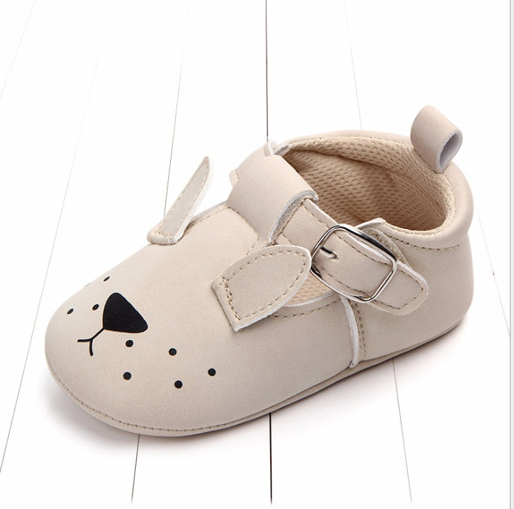 Cartoon Animal Baby Shoes with Non-Slip Soft Bottom