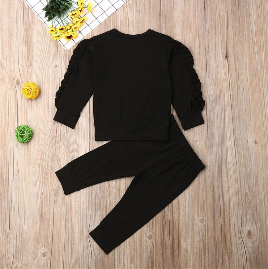 Baby 2-Piece Outfit Set (Long Sleeve Top & Pants)