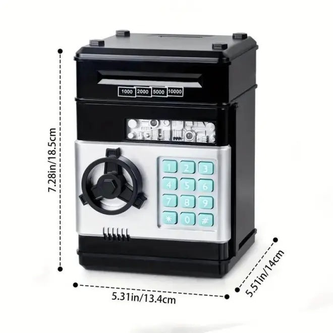 Automatic Coin Saving Box - Modern Digital Piggy Bank for Kids