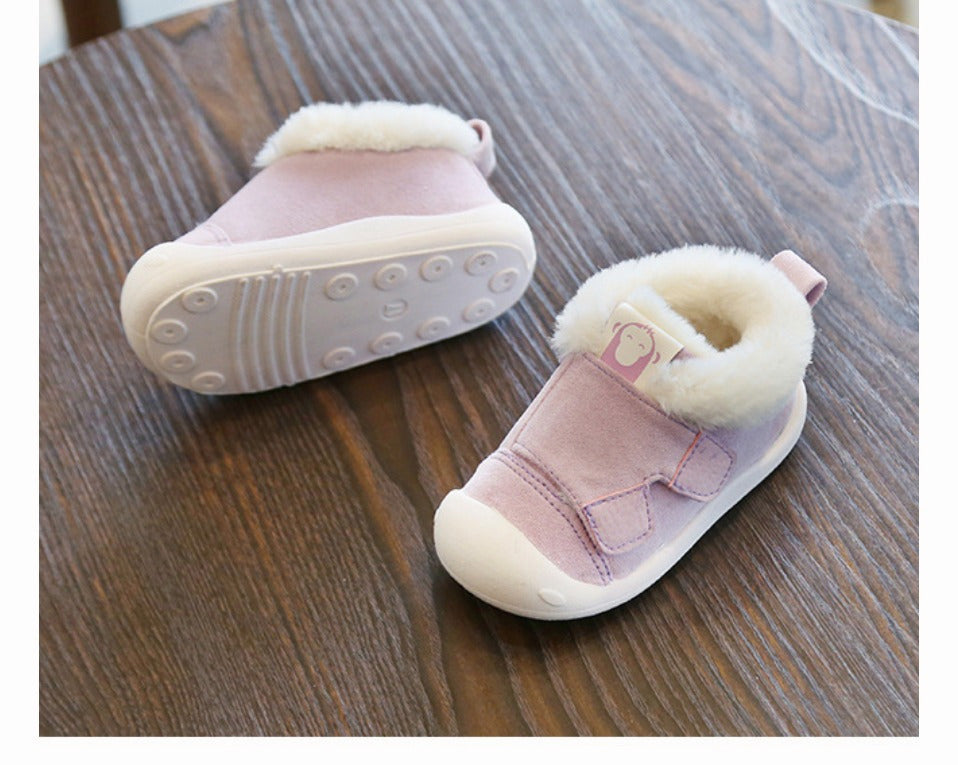 Children's Velvet Cotton Shoes