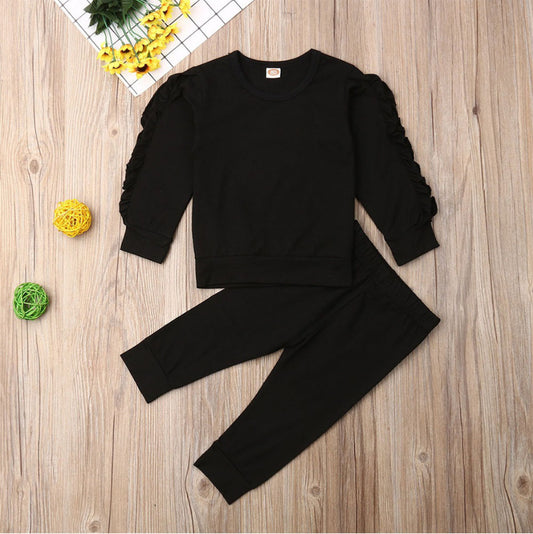 Baby 2-Piece Outfit Set (Long Sleeve Top & Pants)