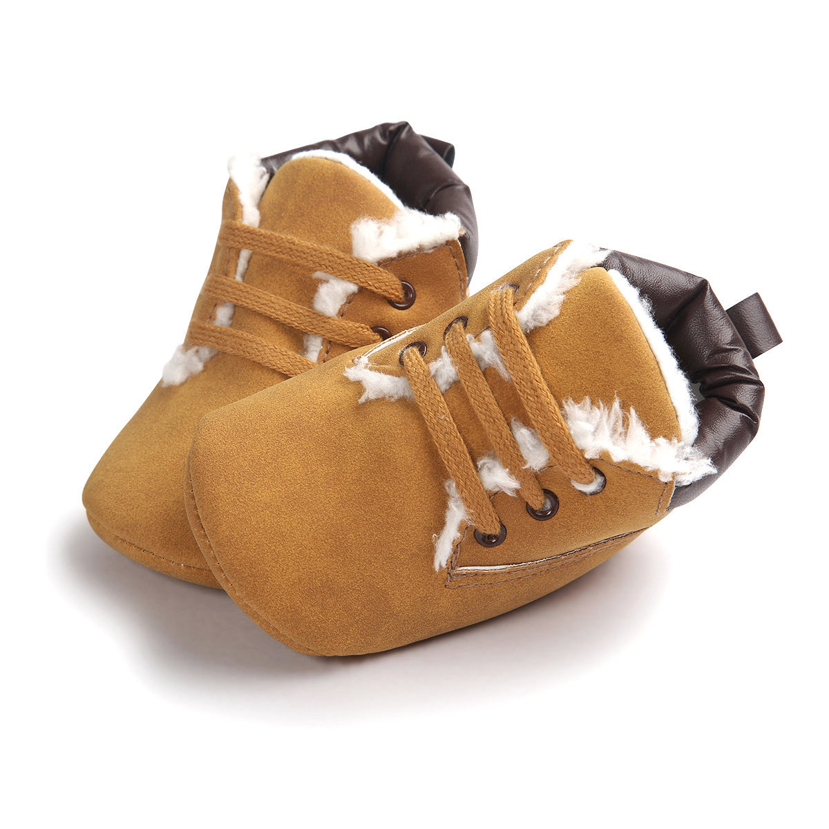 Winter Baby Boy Snow Boots with Suede Leather