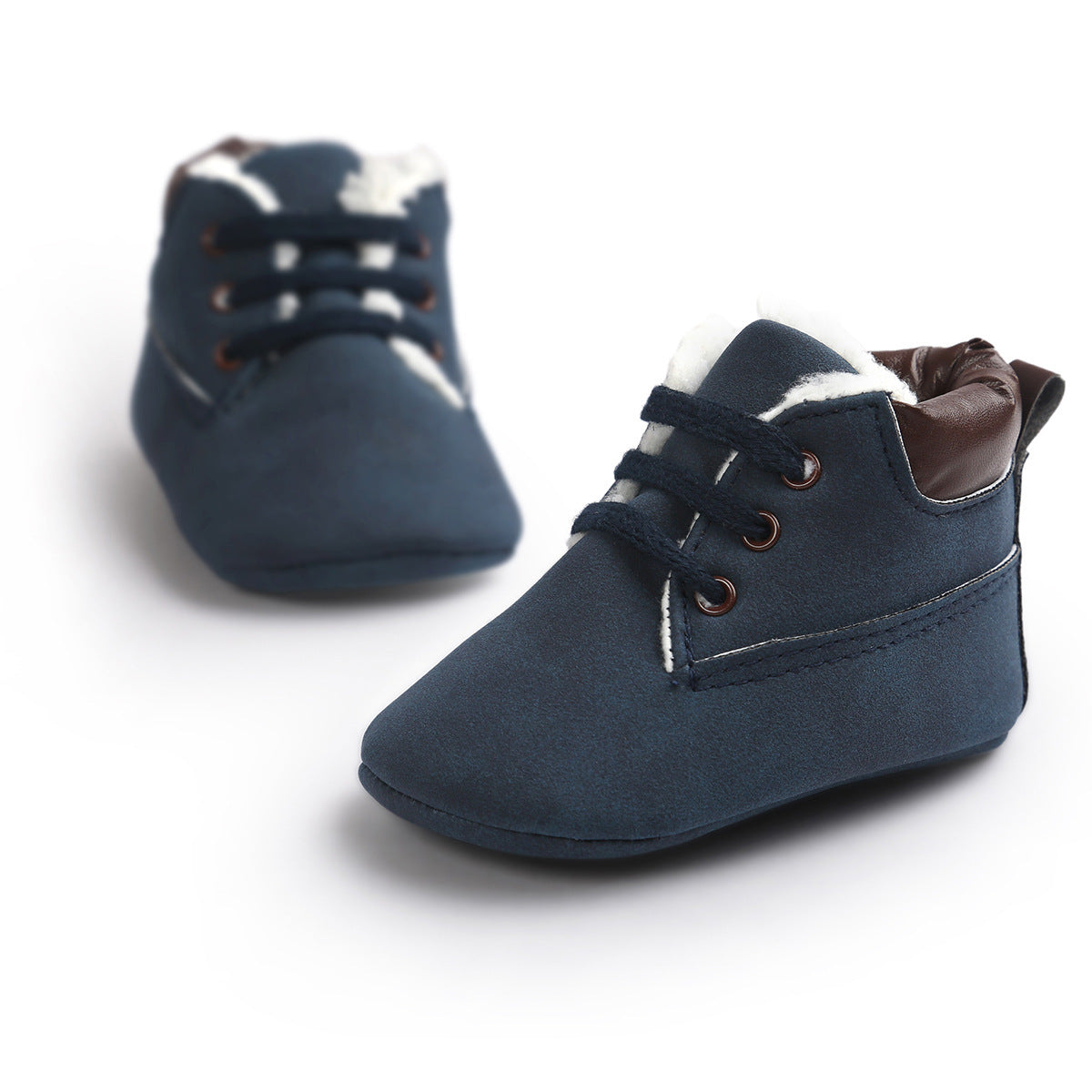 Winter Baby Boy Snow Boots with Suede Leather