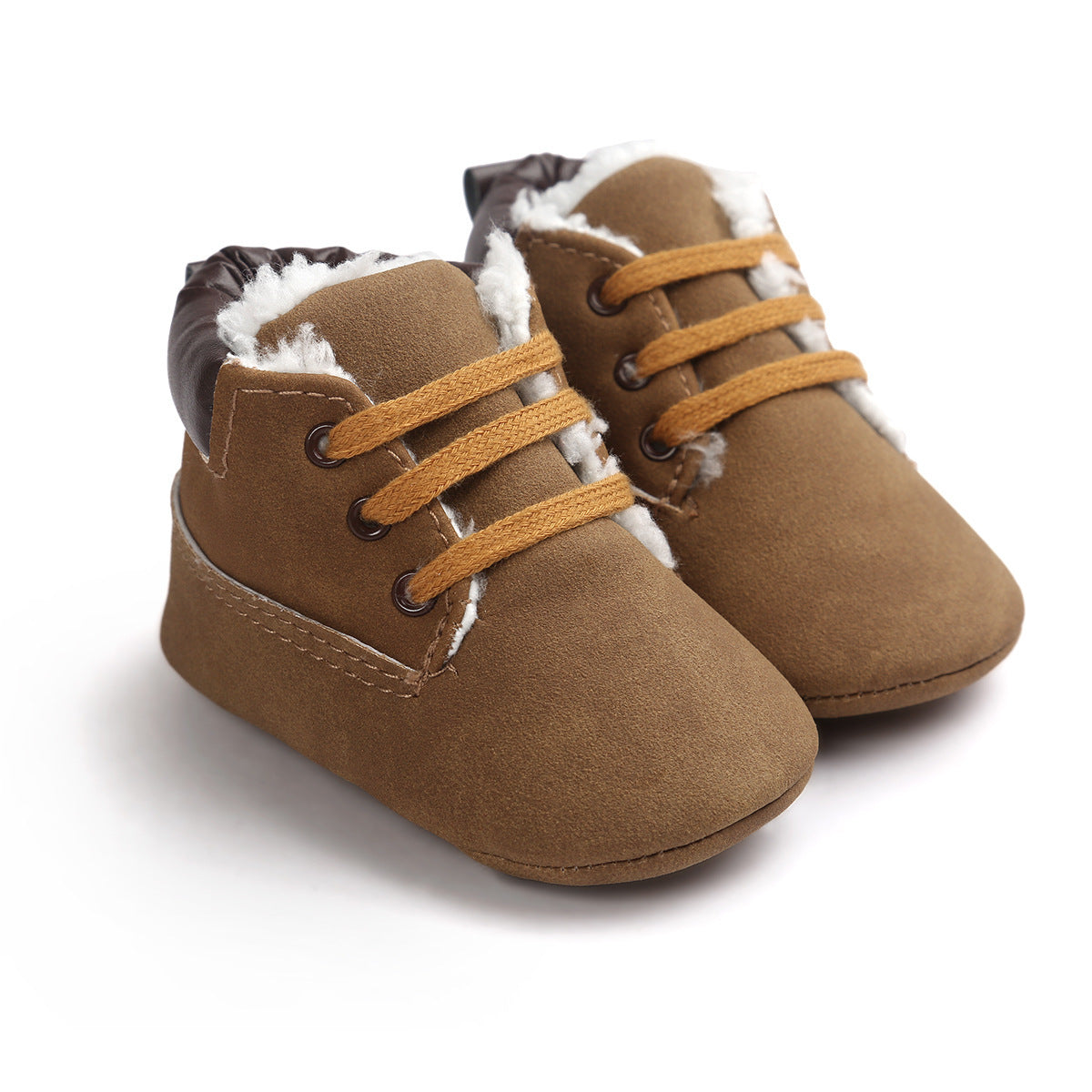 Winter Baby Boy Snow Boots with Suede Leather