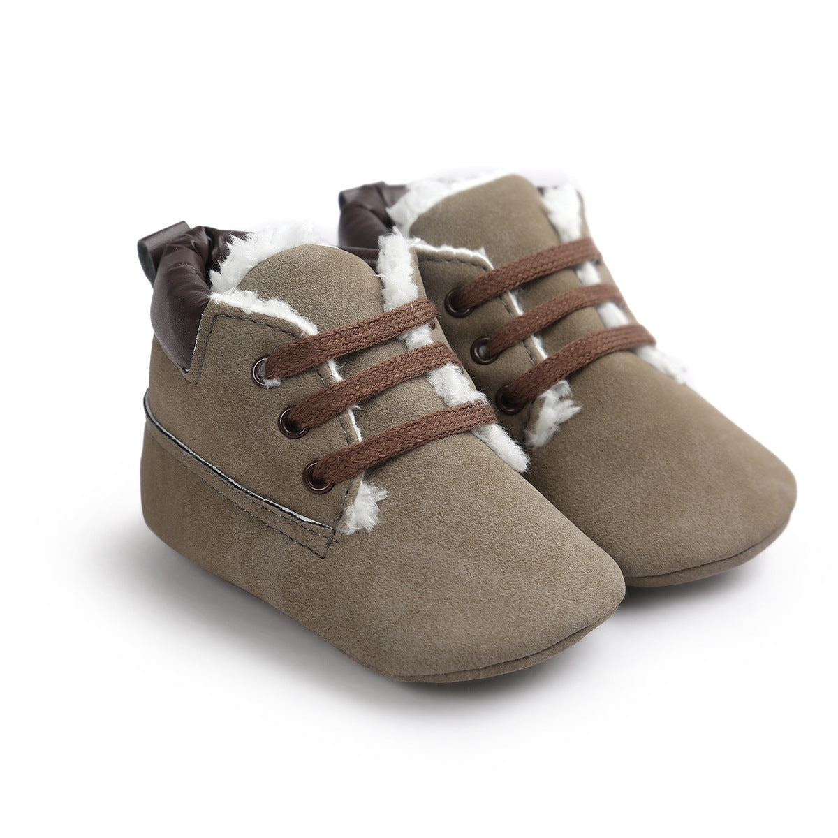 Winter Baby Boy Snow Boots with Suede Leather