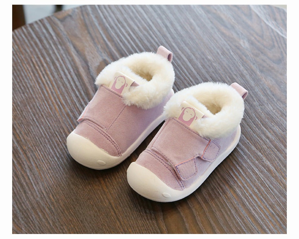 Children's Velvet Cotton Shoes