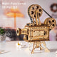 ROKR 3D Wooden Puzzles Vitascope Mechanical Building Kits Movie Projector Toys