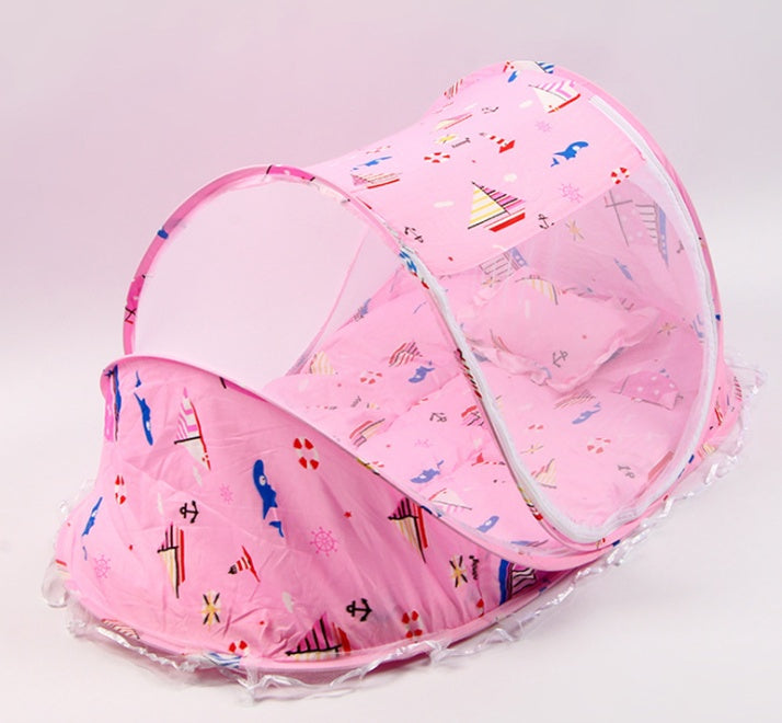 Foldable Baby Mosquito Net With Pillow