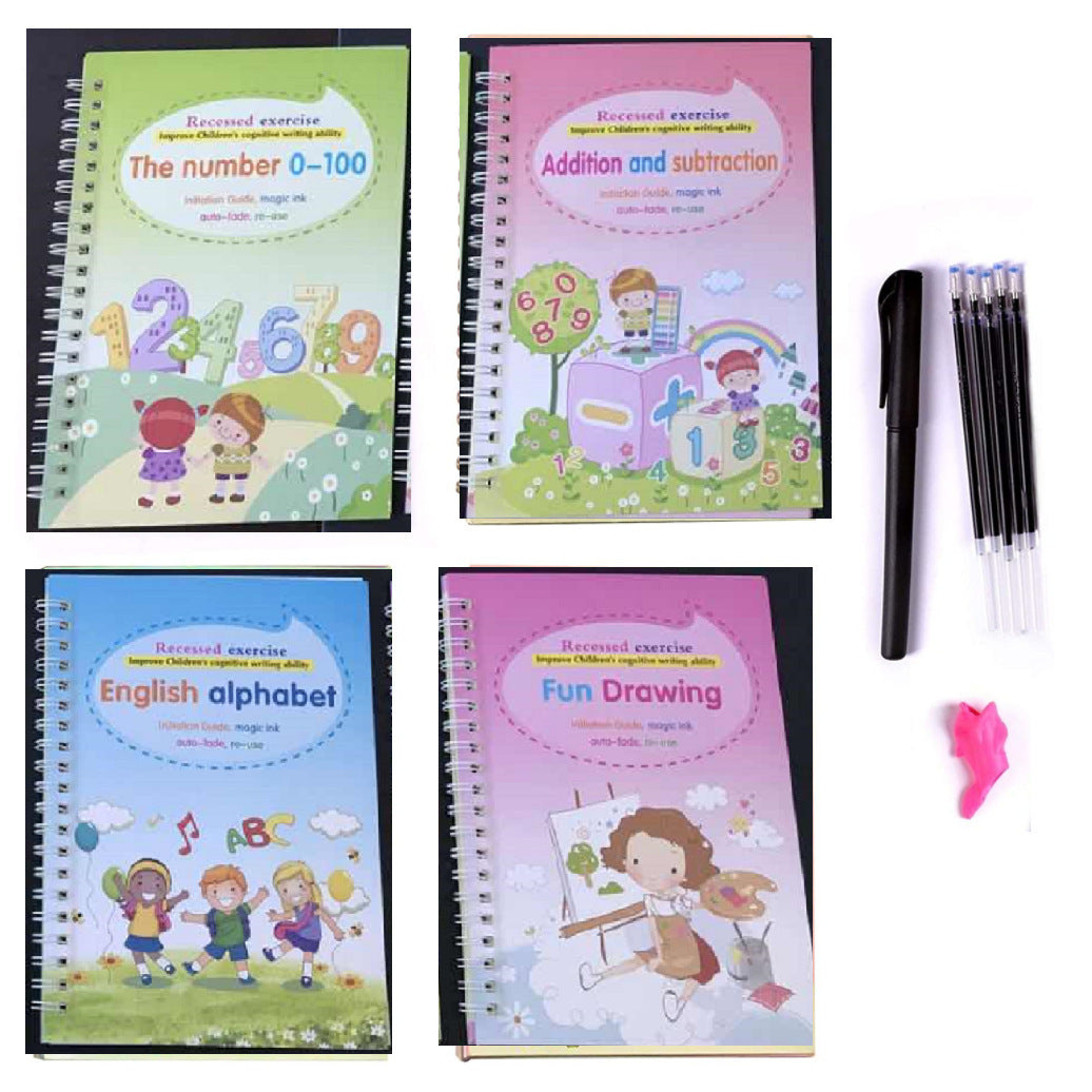 Sank Magic No-Erase English Practice Copybook for Kids