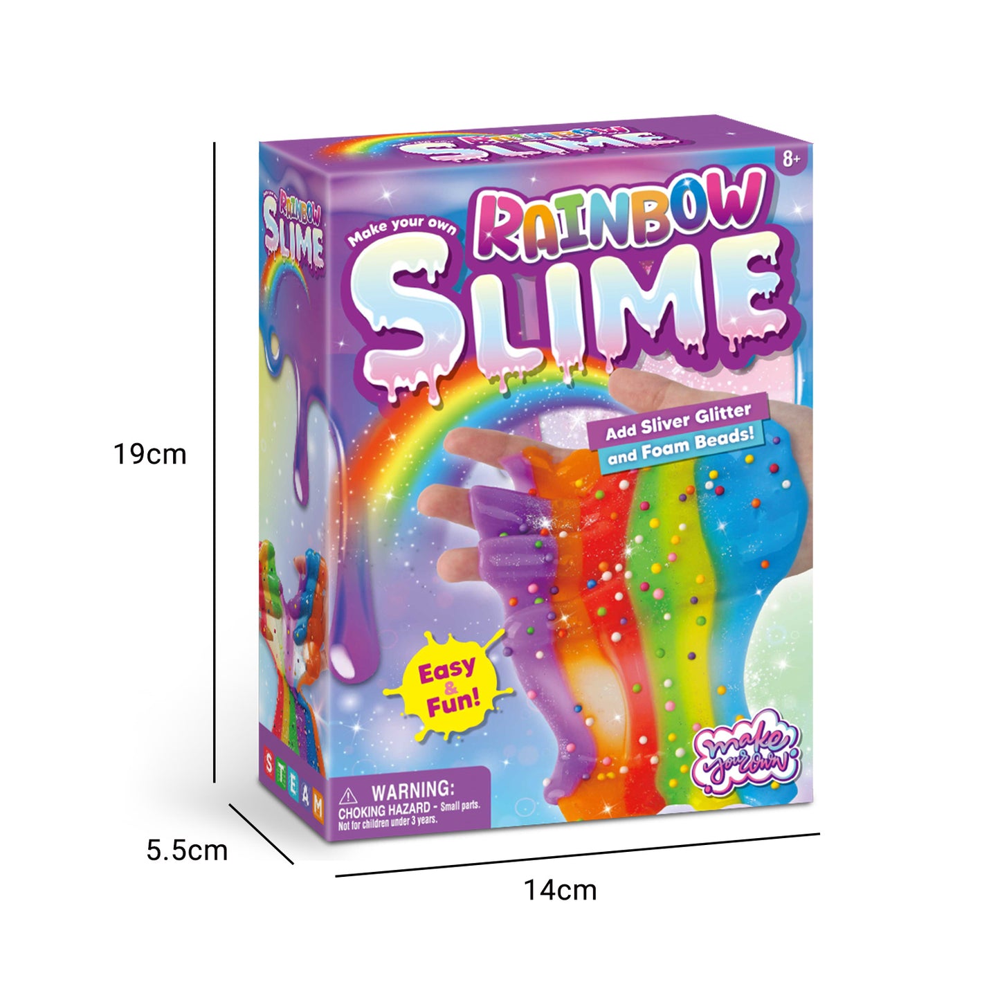 DIY Slime Kit for Girls with Foam, Glitter & More