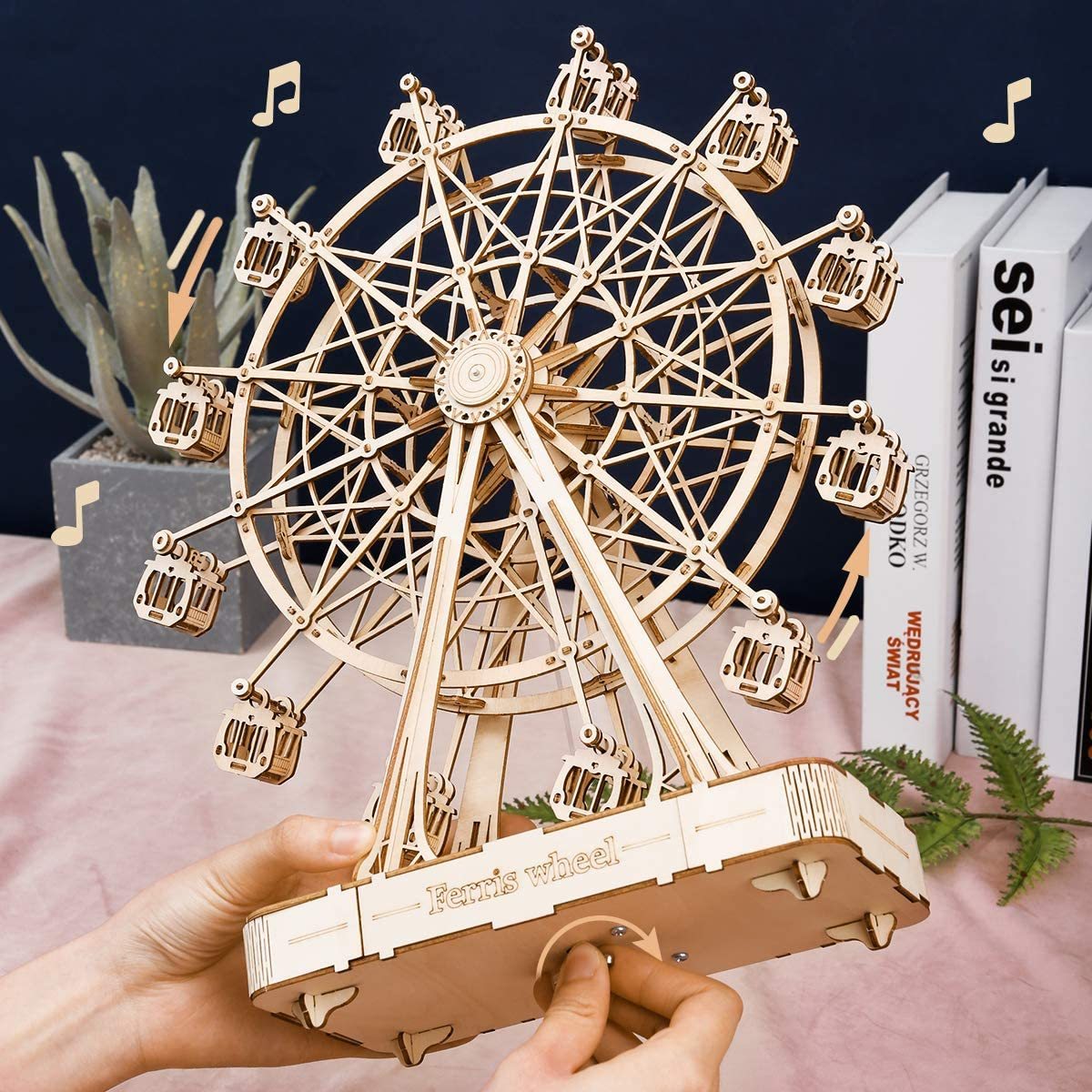 DIY Rotatable Ferris Wheel Music Toy