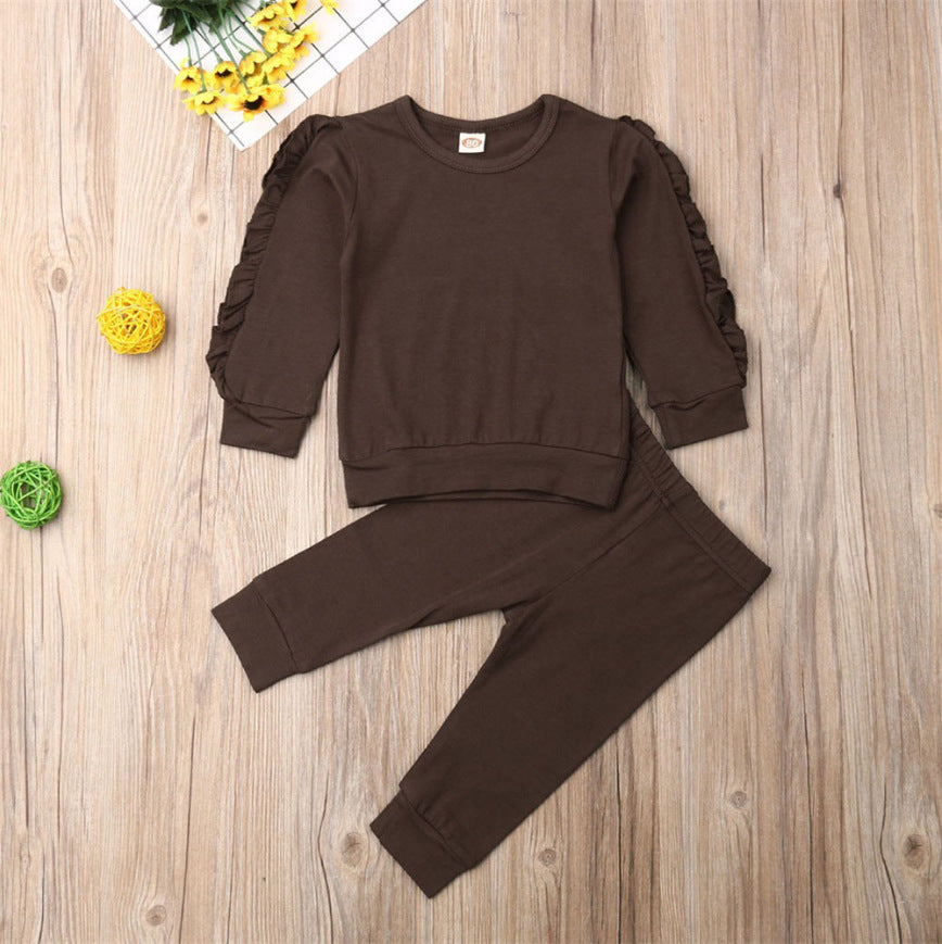 Baby 2-Piece Outfit Set (Long Sleeve Top & Pants)