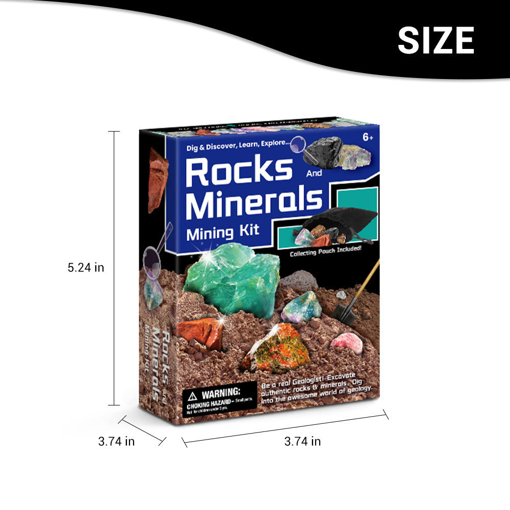 Dig & Discover Crystal Geology Kit - STEM Science Toy