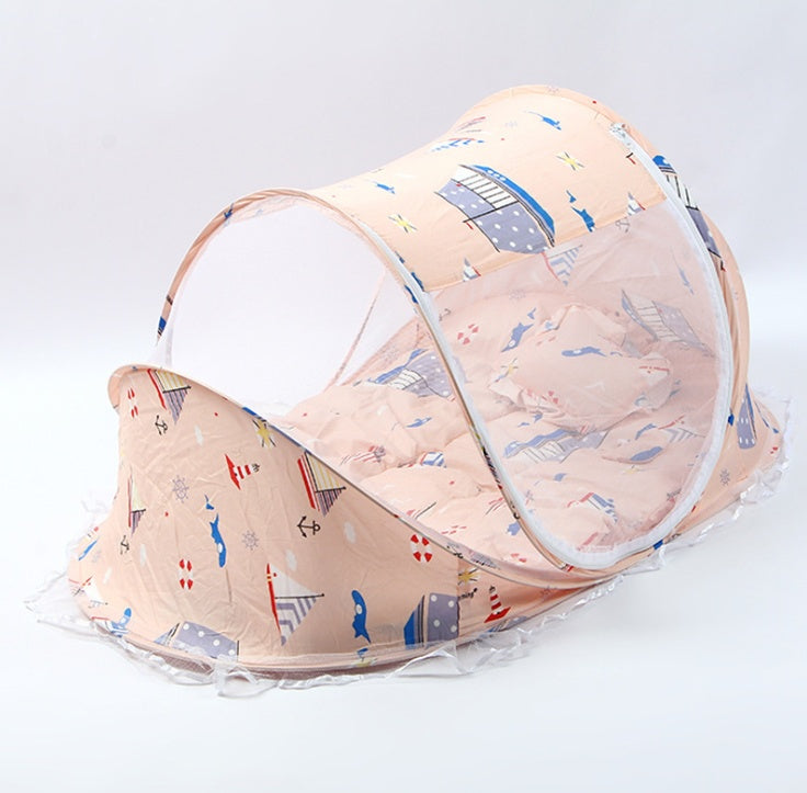 Foldable Baby Mosquito Net With Pillow