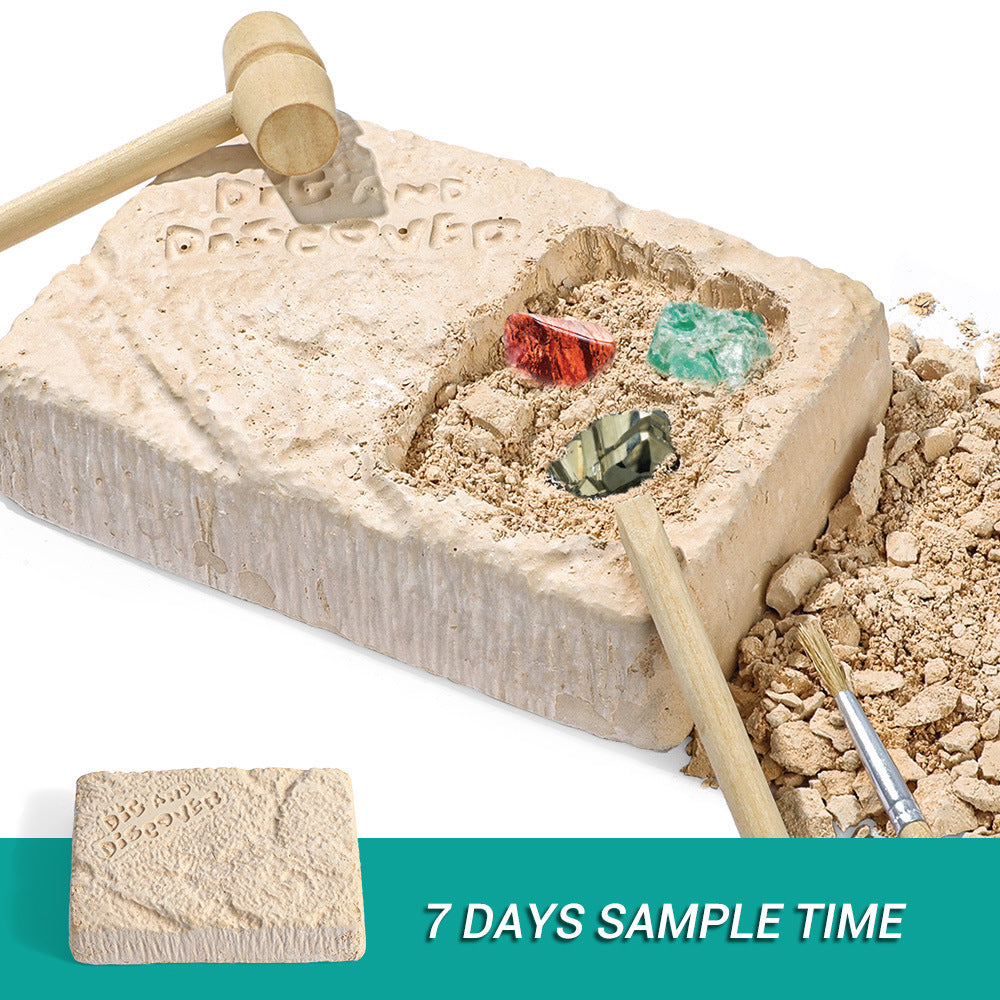 Dig & Discover Crystal Geology Kit - STEM Science Toy