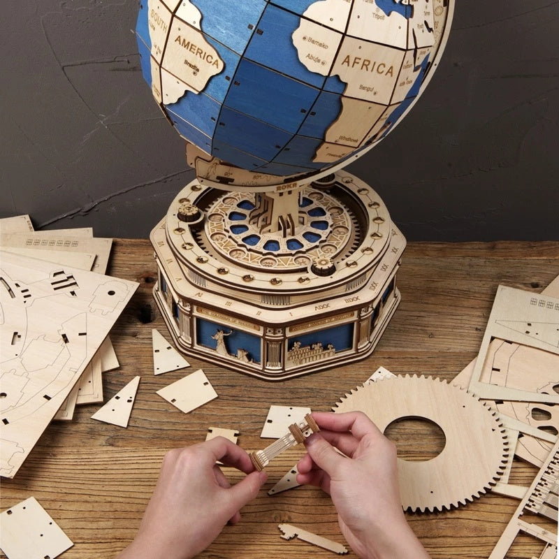 567pc 3D Wooden Globe Puzzle