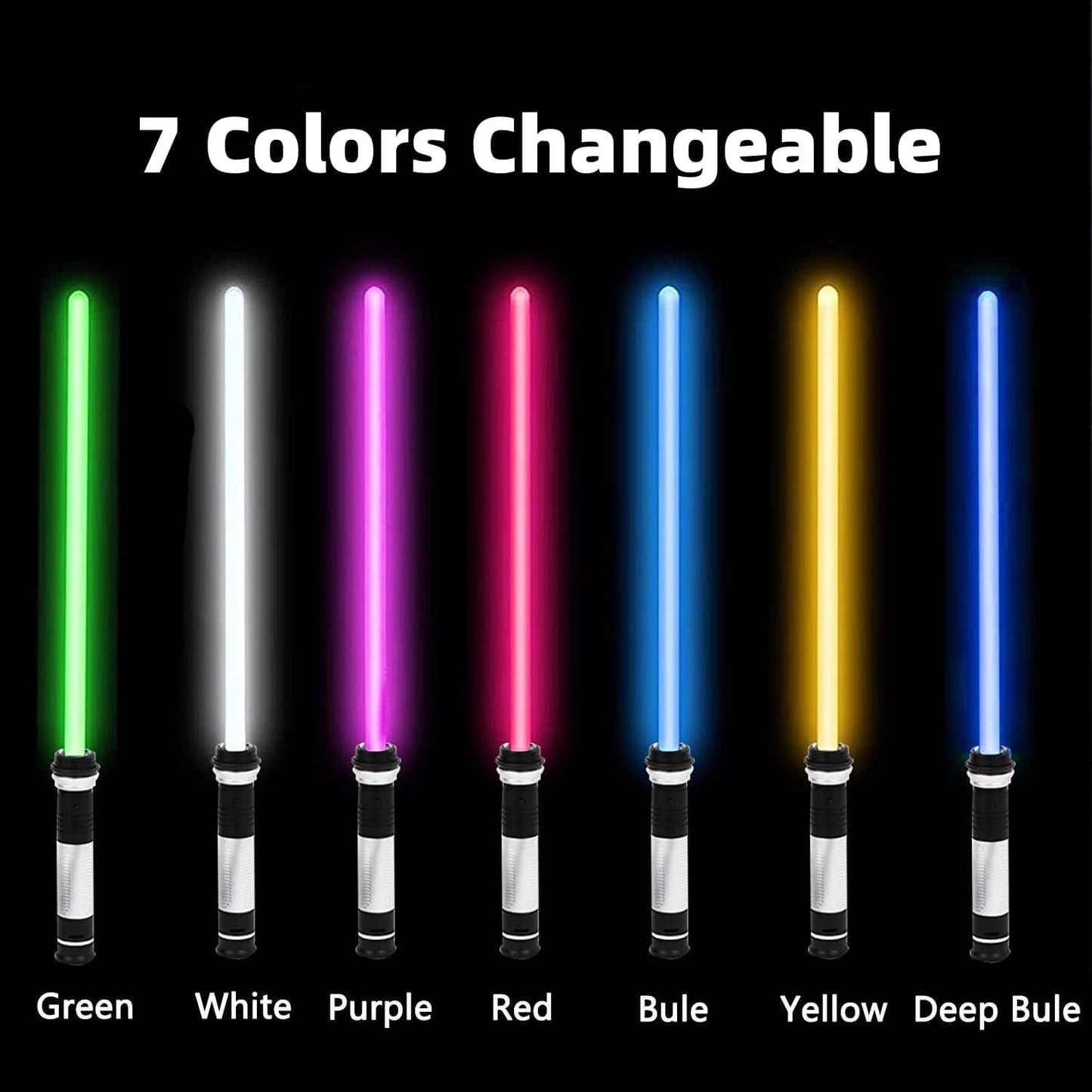 Kids' 2-Pack LED Retractable Lightsaber