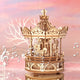 Robotime Rokr 3D Wooden Puzzle: DIY Music Box Kit with Rotating Romantic Carousel Model