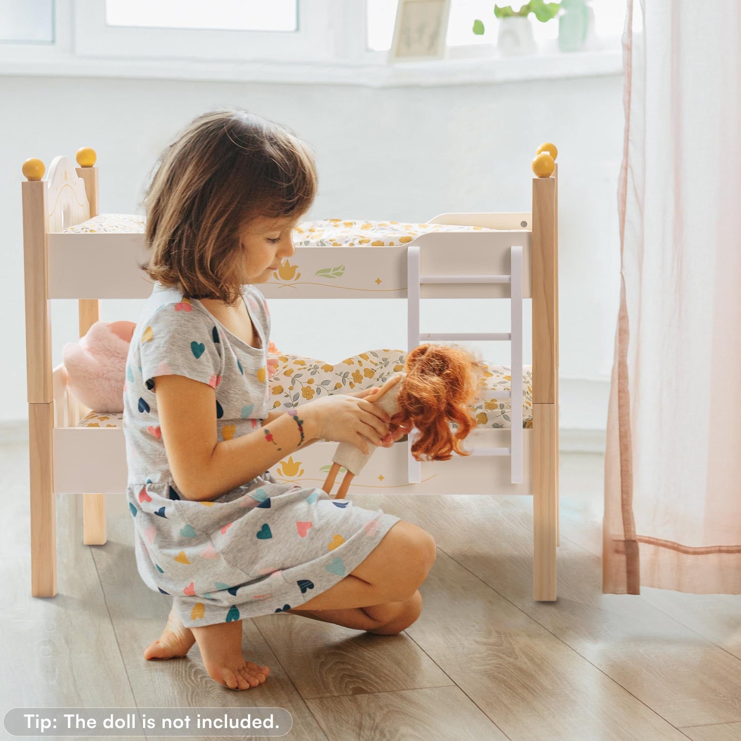 Wooden Doll Bunk Beds for 18" American Girl Dolls